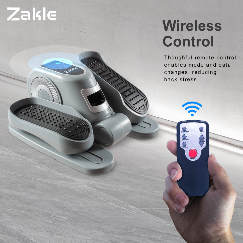 Gray Zakle Under Desk Elliptical Machine