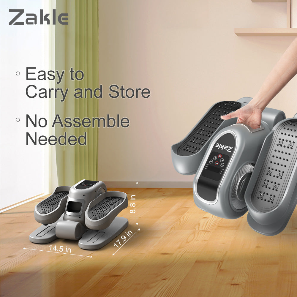 Gray Zakle Under Desk Elliptical Machine