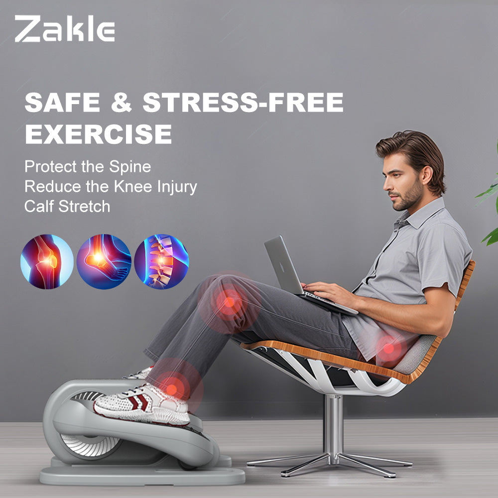 Gray Zakle Under Desk Elliptical Machine